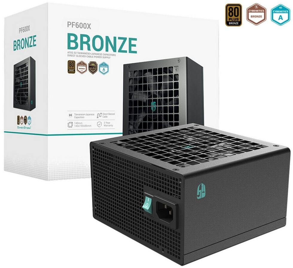 ALIMENTATORE DEEPCOOL GAMER STORM PF-600X 600W 80+ BRONZE